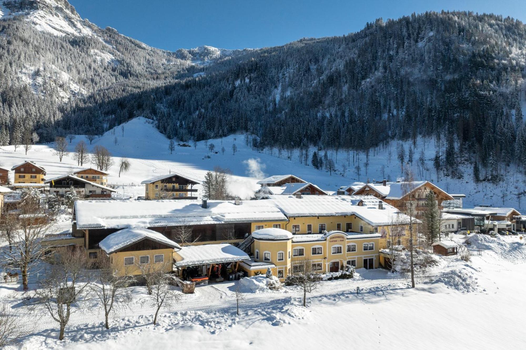 Ferienhotel Gasthof Zur Post Untertauern Exterior foto